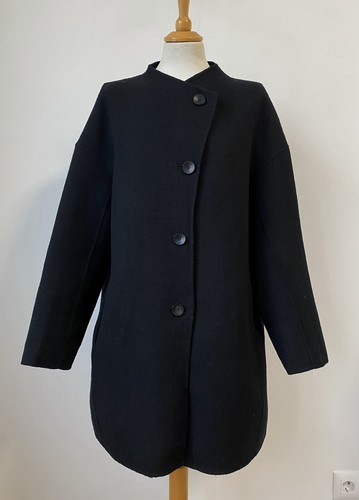 Oska wool black coat - oska, coat,