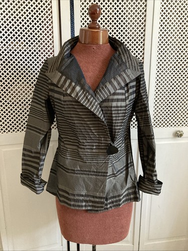 Oska jacket brown striped - ,
