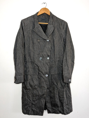 Oska womens longline coat grey - oska,